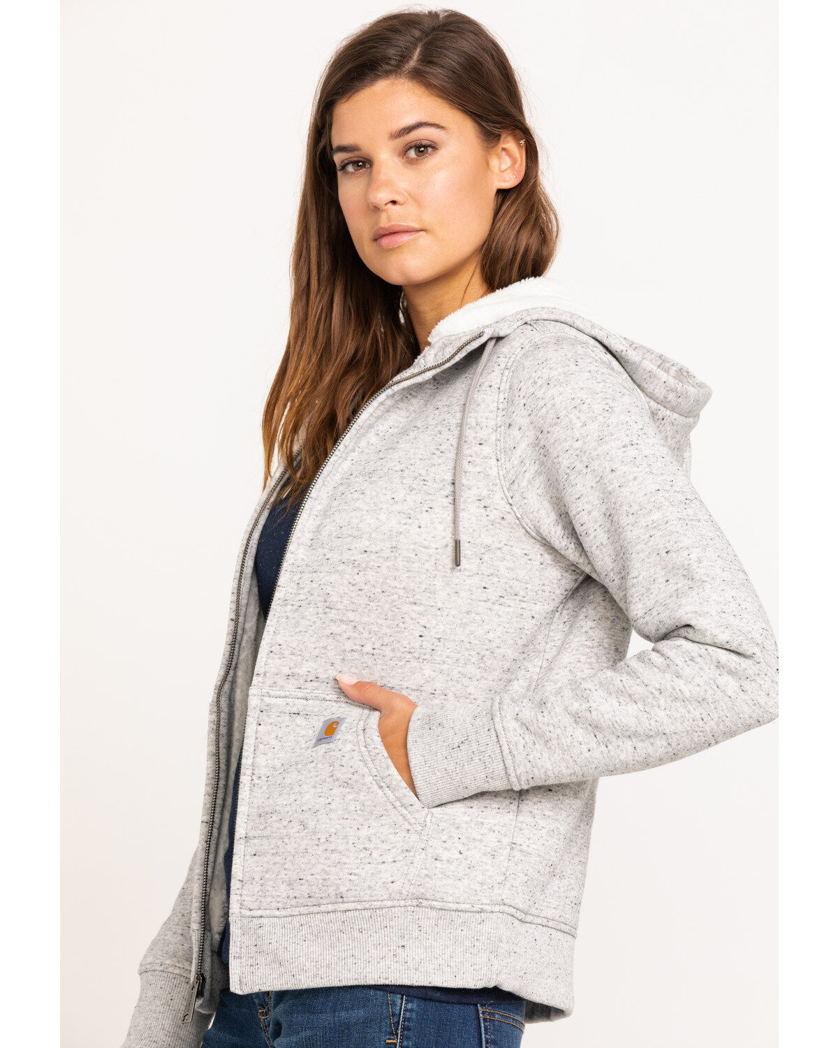 women's carhartt sherpa lined hoodie