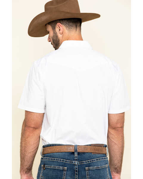 Gibson Men's White Water Short Sleeve Shirt - Tall, White, hi-res
