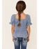 Image #3 - Shyanne Girls' Floral & Swirl Bootcut Jeans, Blue, hi-res