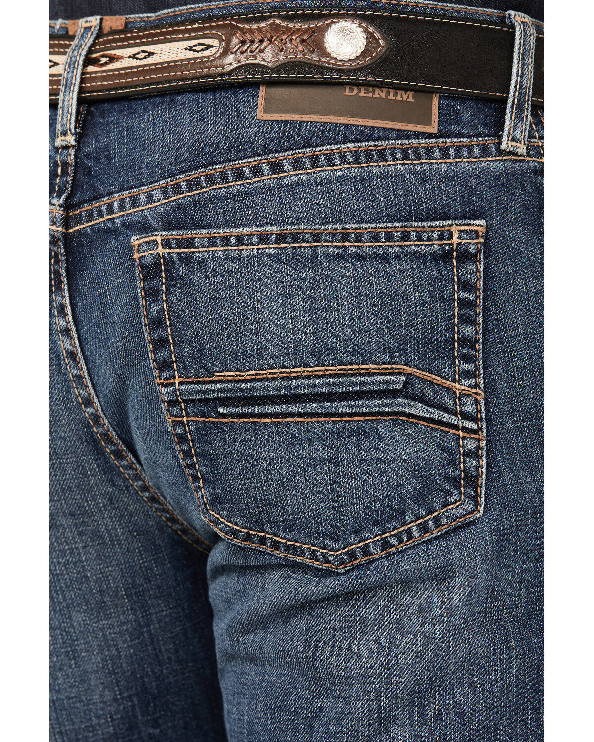 Product Name:  Ariat Men's M2 Marty Dark Wash Relaxed Bootcut Rigid Jeans