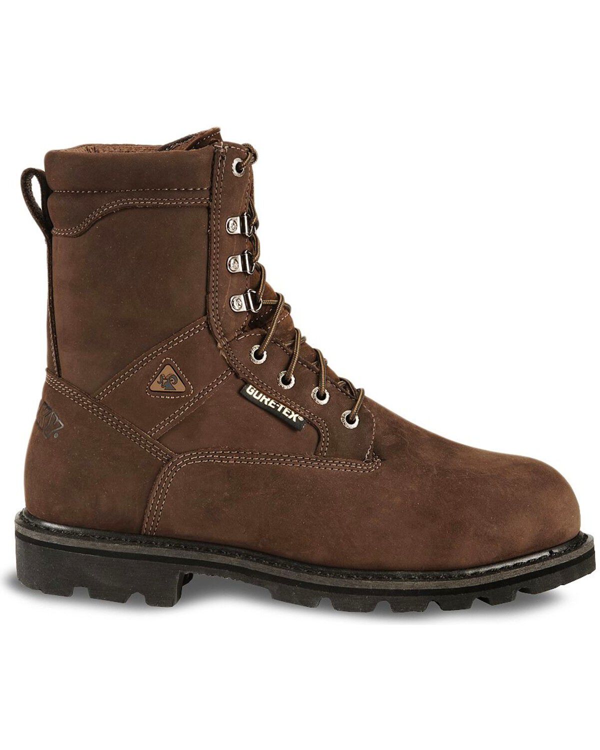 Image #2 - Rocky 8" Ranger Insulated Gore-Tex Work Boots - Steel Toe, Brown, hi-res