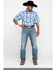 Image #6 - Resistol Men's Blue Vallecito Large Plaid Short Sleeve Western Shirt, , hi-res