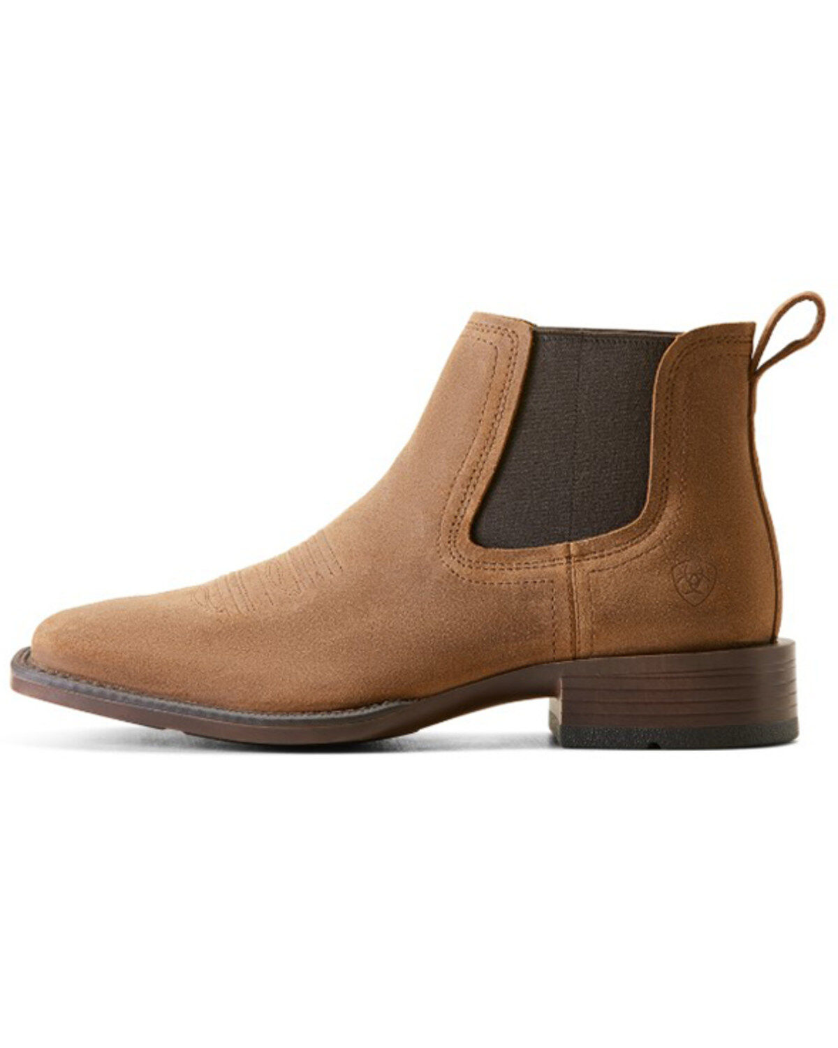 Image #2 - Ariat Men's Booker Ultra Western Boots - Broad Square Toe, Brown, hi-res