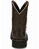 Image #4 - Justin Women's Mandra Brown Western Boots - Square Toe, Dark Brown, hi-res