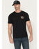 Image #3 - Troll Co Men's Eagle Eye Short Sleeve Graphic Work T-Shirt, Black, hi-res