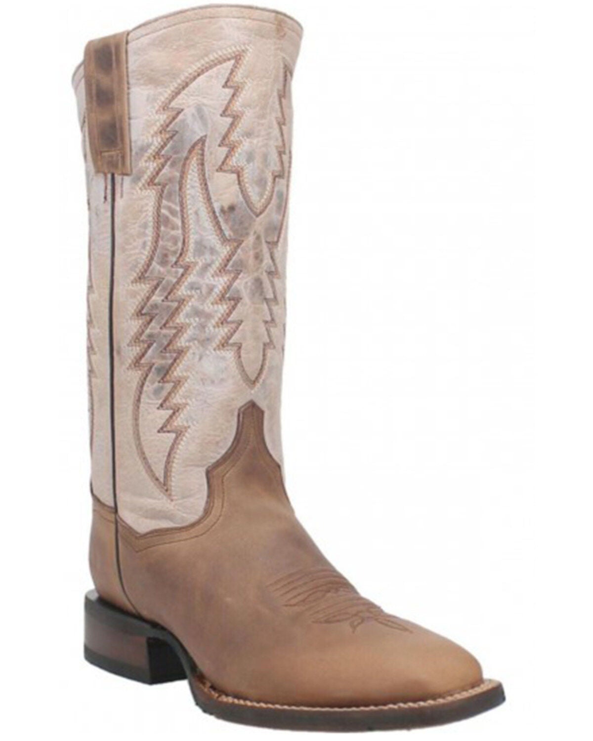 Dan Post Women's Kenna Western Boots - Broad Square Toe, Tan, hi-res