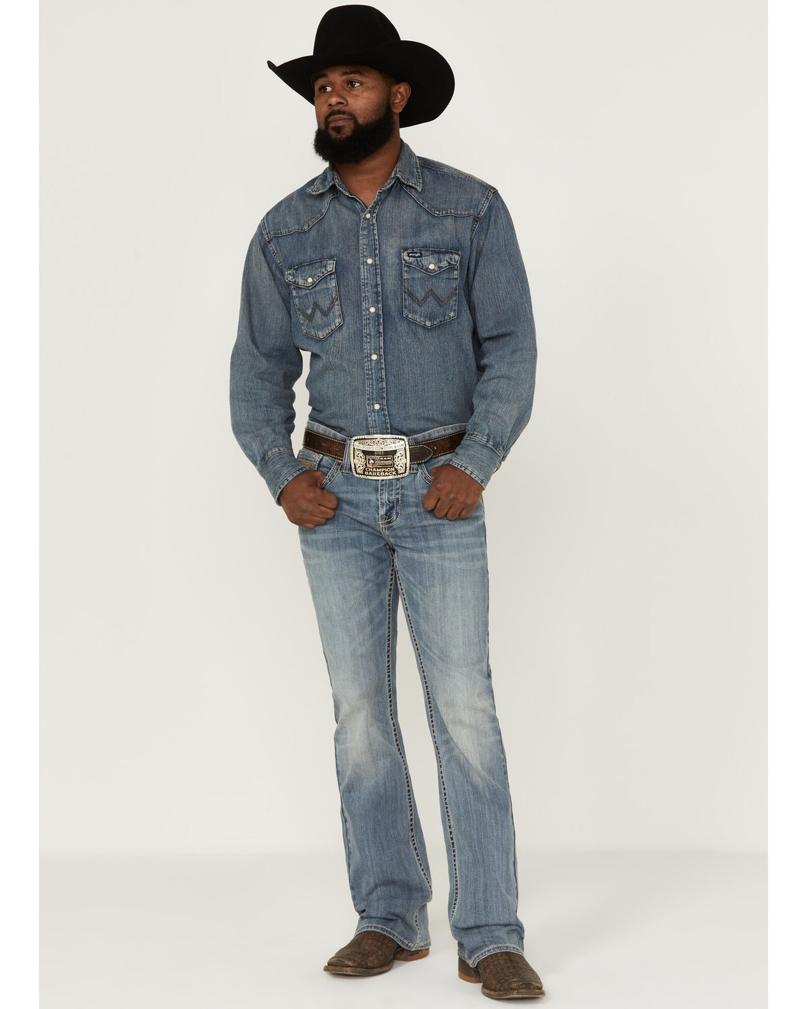 Bootcut jeans cowboy boots outlet