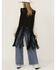 Image #4 - Fornia Women's Suede Fringe Vest, Black, hi-res