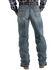Cinch Men's Black Label Medium Wash Jeans - Big & Tall, Med Stone, hi-res