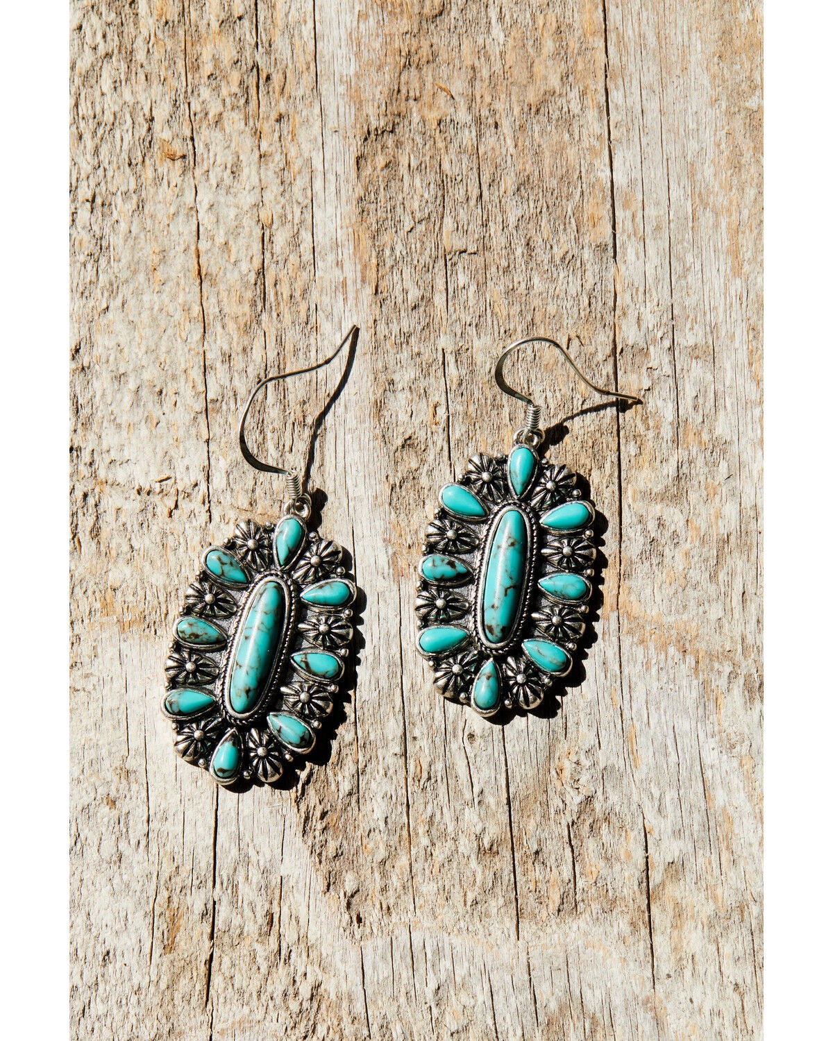 Image #1 - Idyllwind Women's Bryana Concho Earrings, Turquoise, hi-res