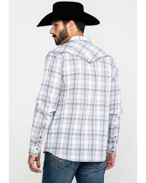 Image #2 - Cody James Men's Ghost Rider Plaid Long Sleeve Western Shirt , , hi-res