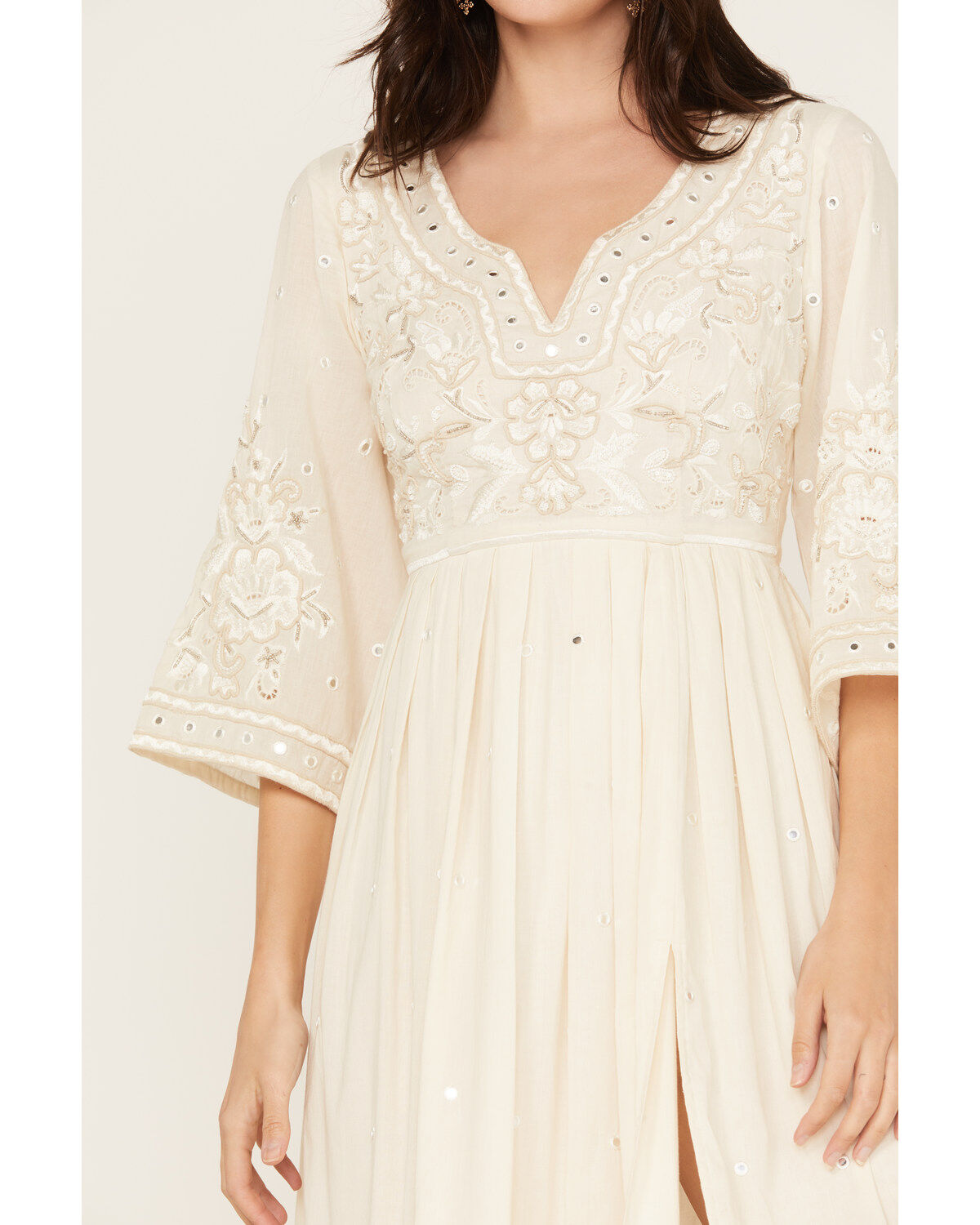 Image #3 - Shyanne Women's Mirror Embellished Bridal Maxi Dress, , hi-res