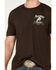Cowboy Hardware Men's Buck Wild Ranch Graphic T-Shirt , Chocolate, hi-res