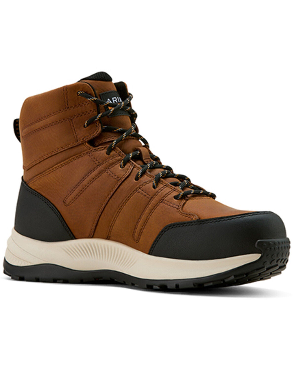 Ariat Men's 6" Outpace Shift SD Waterproof Work Boots - Composite Toe, Brown, hi-res