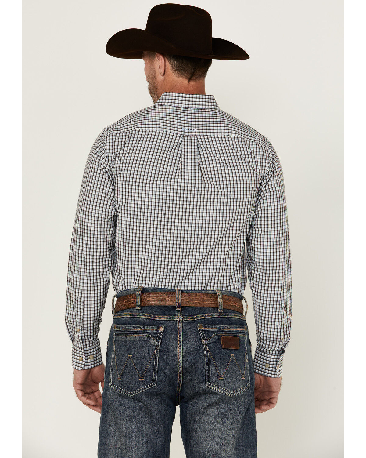 Ariat Men´s Creek Plaid Print Long Sleeve Button-Down WesternShirt teamlce.in - Image 5