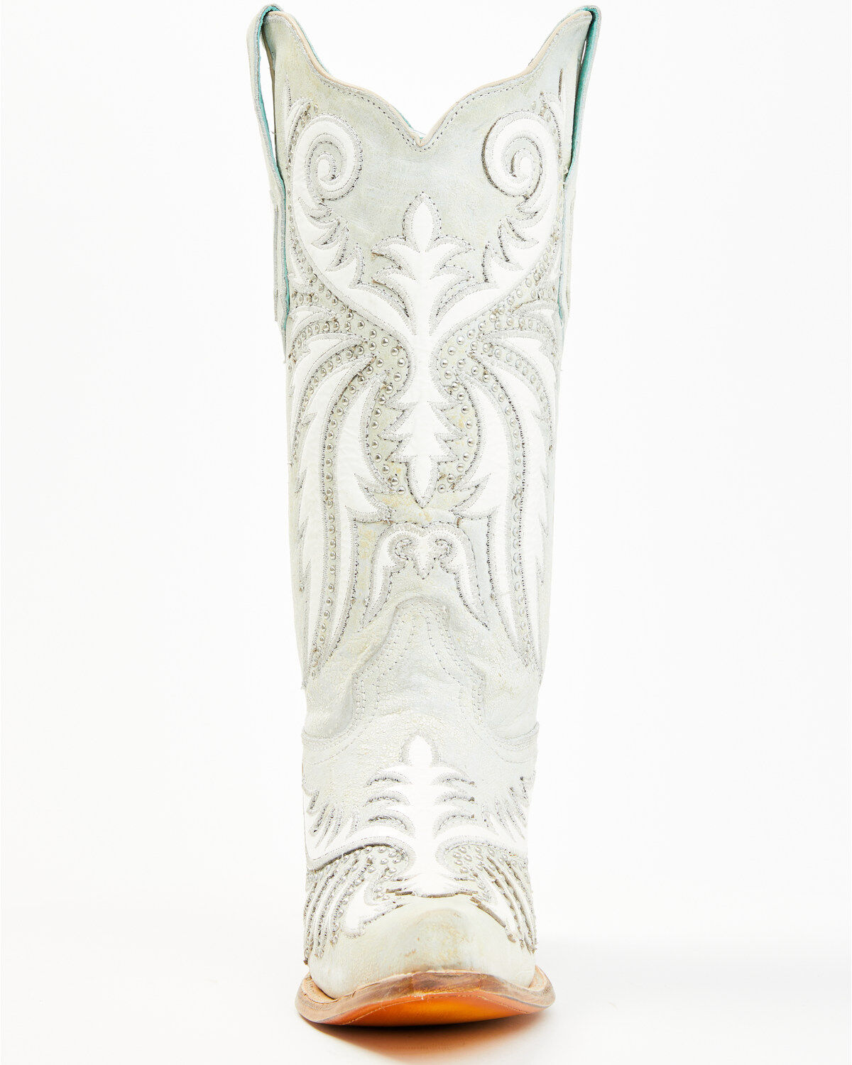 Image #4 - Corral Women's Studded Western Boots - Snip Toe, Sand, hi-res