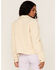 Wrangler Women's Sherpa Snap Jacket, Ivory, hi-res