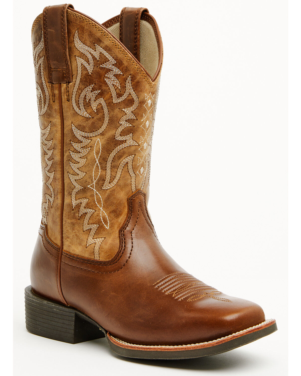 Image #1 - Shyanne Women's Sheridan Performance Western Boots - Broad Square Toe, Cognac, hi-res