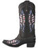 Image #3 - Lane Women's Old Glory Western Boots - Snip Toe, Black, hi-res