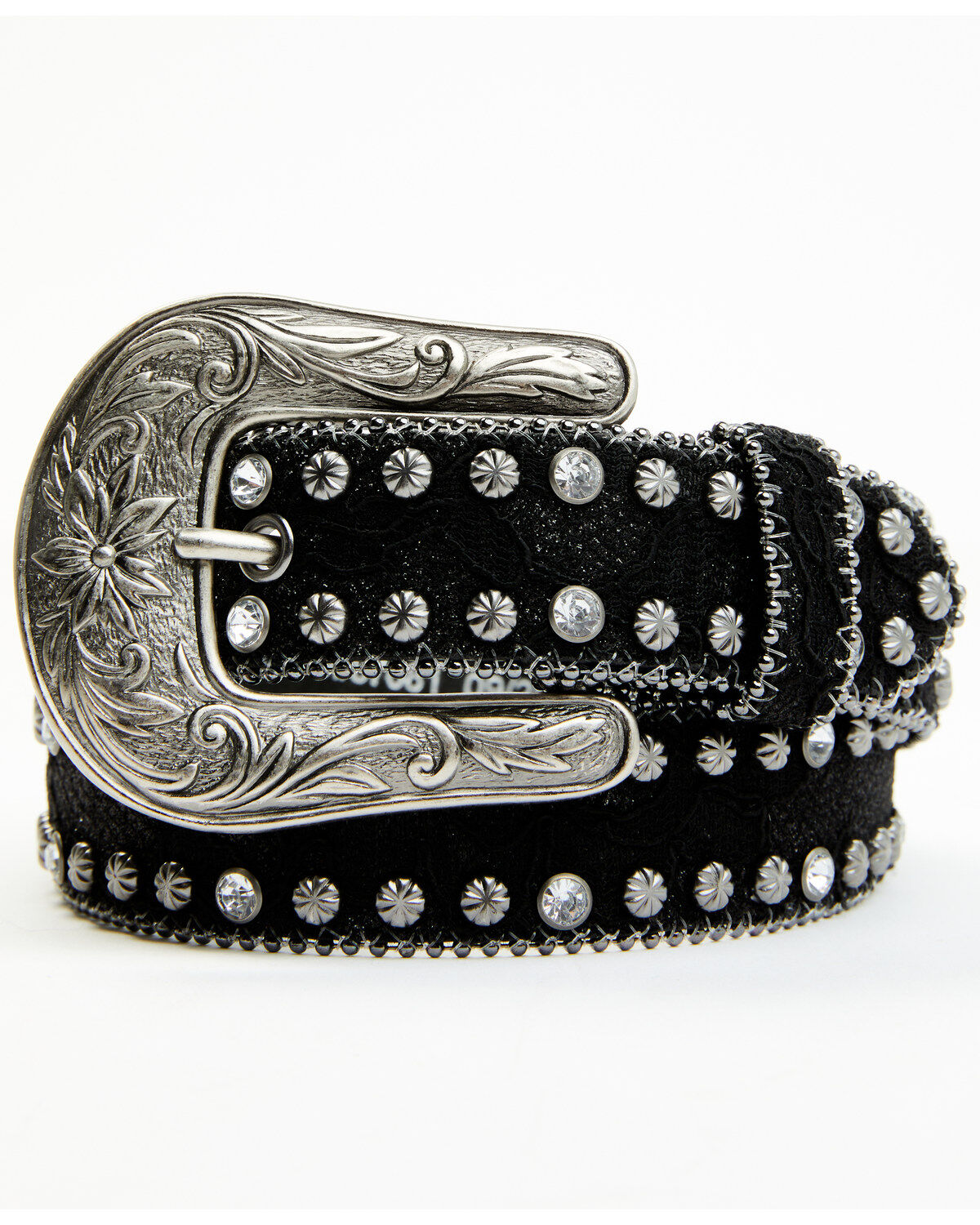 Image #1 - Shyanne Girls' Lace & Studs Western Belt, , hi-res
