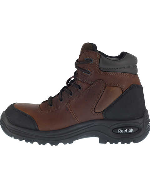 Image #4 - Reebok Men's Trainex 6" Lace-Up Work Boots - Composite Toe, Brown, hi-res