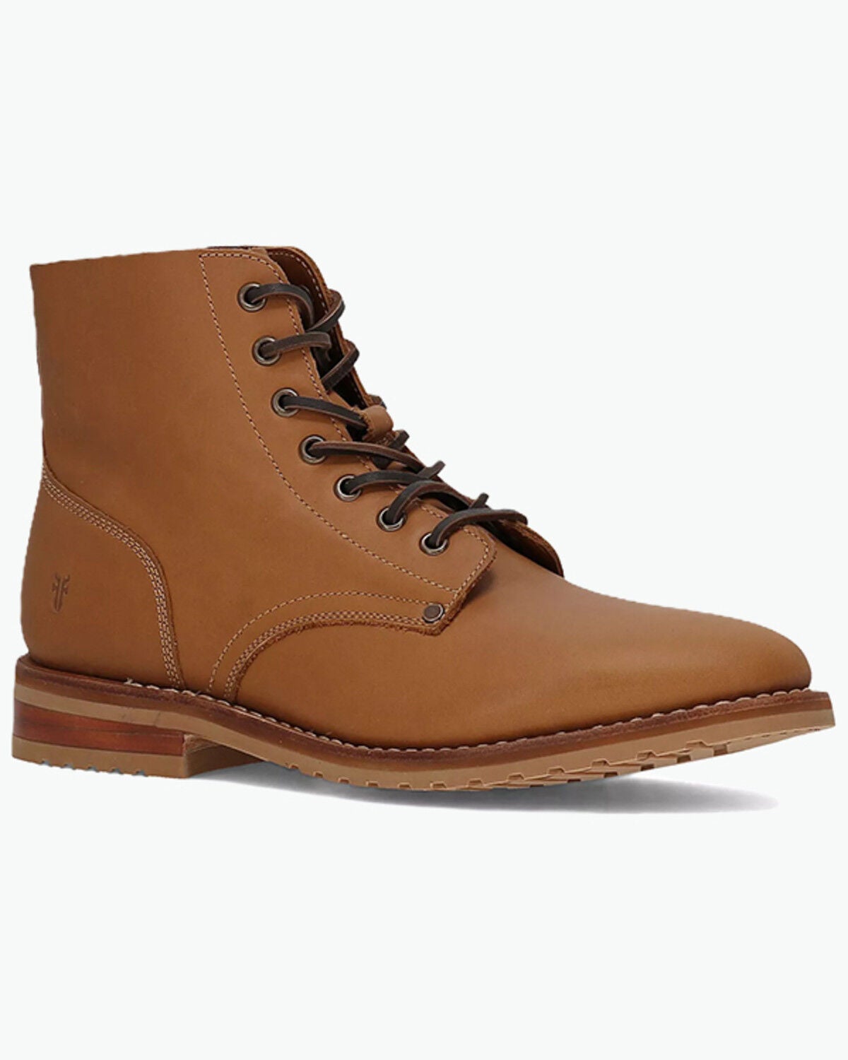 Image #1 - Frye Men's Barrett Lace-Up Casual Shoes, Gold, hi-res