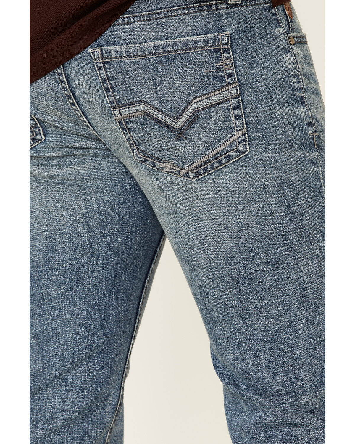 Image #4 - Moonshine Spirit Men's Hang Fire Wash Hutch Slim Bootcut Stretch Denim Jeans, , hi-res