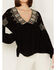 Image #3 - Shyanne Women's Embroidered Boho Top, Black, hi-res