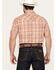 Image #4 - Pendleton Men's Frontier Plaid Print Short Sleeve Snap Western Shirt, , hi-res