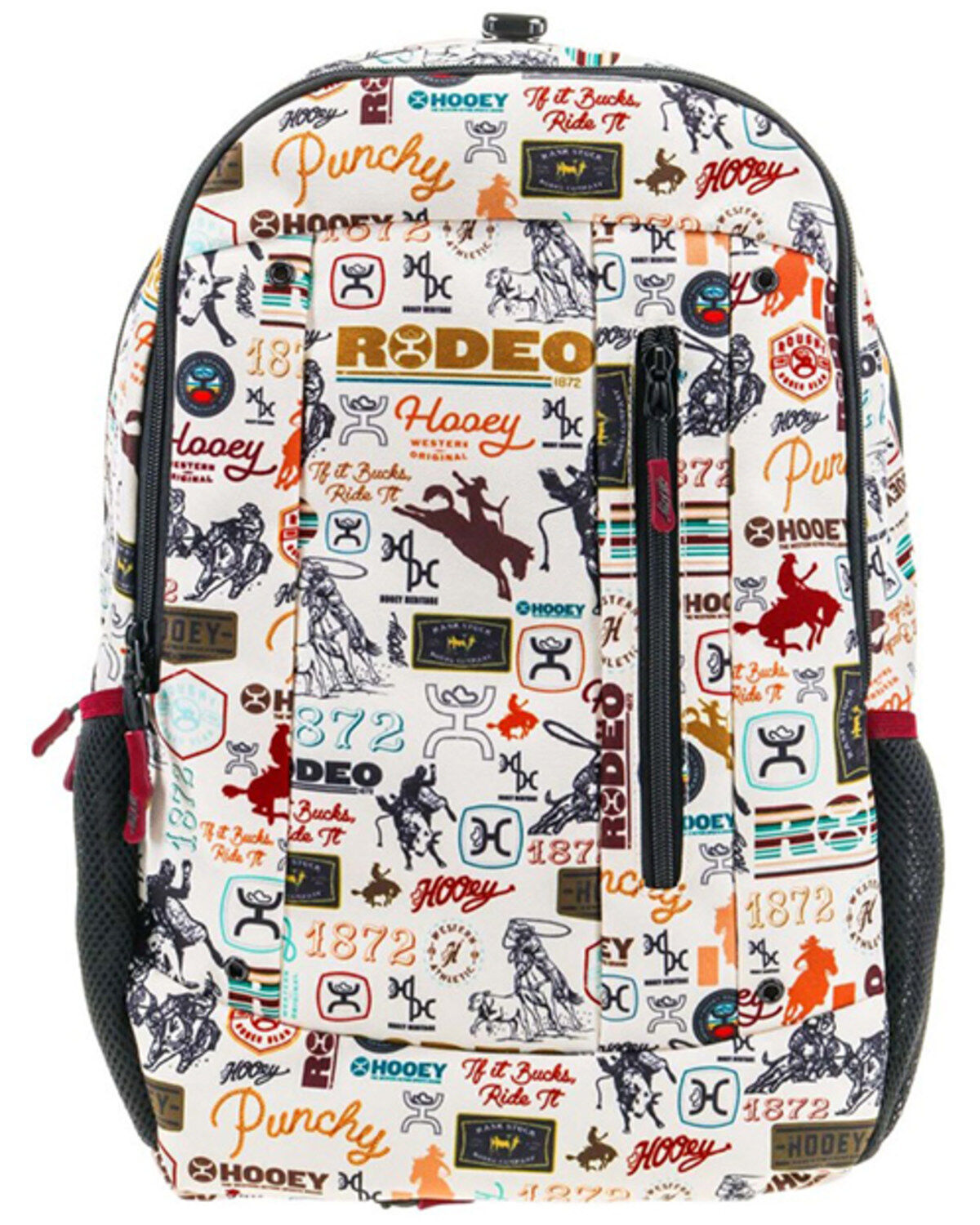 Image #1 - Hooey Men's Rockstar Rodeo Backpack, Cream, hi-res