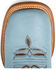 Image #6 - Ferrini Women's Ella Cross Western Boots - Broad Square Toe, Aqua, hi-res