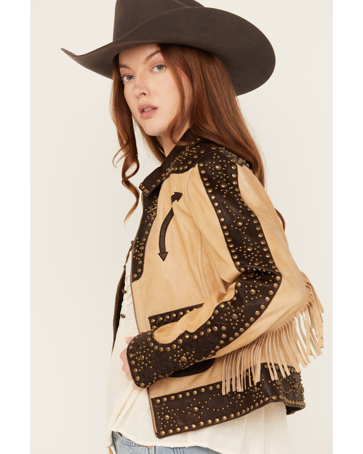 Image #2 - Double D Ranch Women's Studded Duttons Jacket, , hi-res