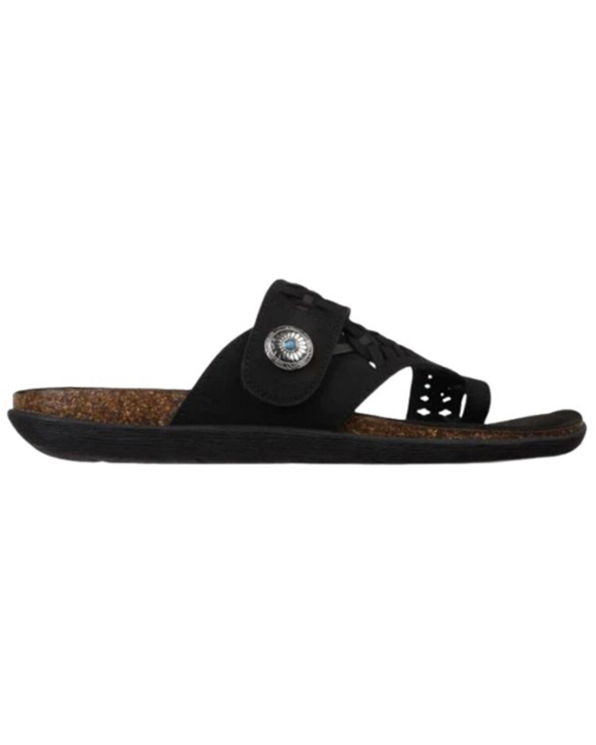 Image #2 - Mykos Women's Scarlett Toe Ring Sandals, Black, hi-res