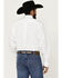 Image #4 - Ariat Men's Wrinkle Free Solid Long Sleeve Button-Down Western Shirt, White, hi-res