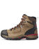 Image #2 - Ariat Men's Brown Endeavor Dark Storm Waterproof Work Boots - Composite Toe, Brown, hi-res