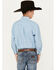 Image #4 - Panhandle Select Boys' Small Plaid Print Long Sleeve Button Down Western Shirt, Turquoise, hi-res