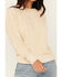 Image #3 - Cleo + Wolf Women's Waffle Knit Long Sleeve Top, Oatmeal, hi-res
