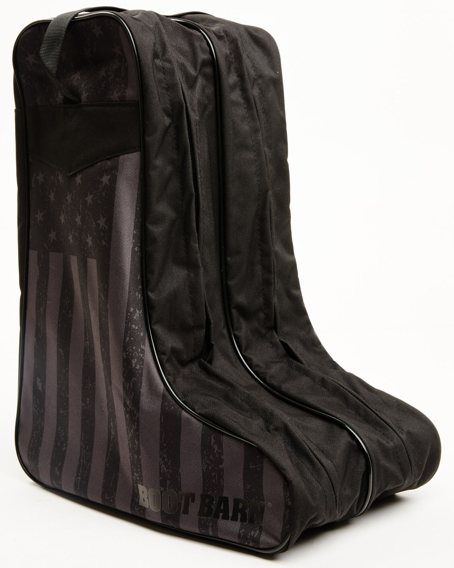 Black american store flag boots