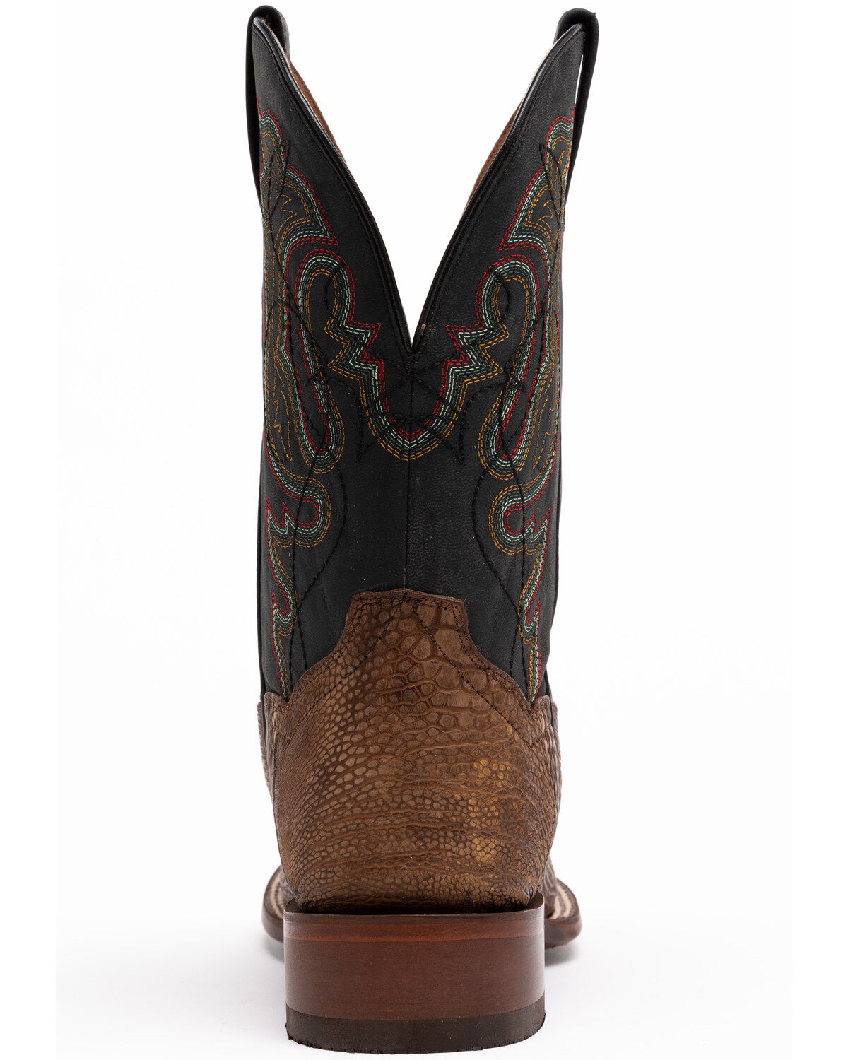 Image #5 - Dan Post Men's Bay Apache Ostrich Western Boots - Wide Square Toe, , hi-res