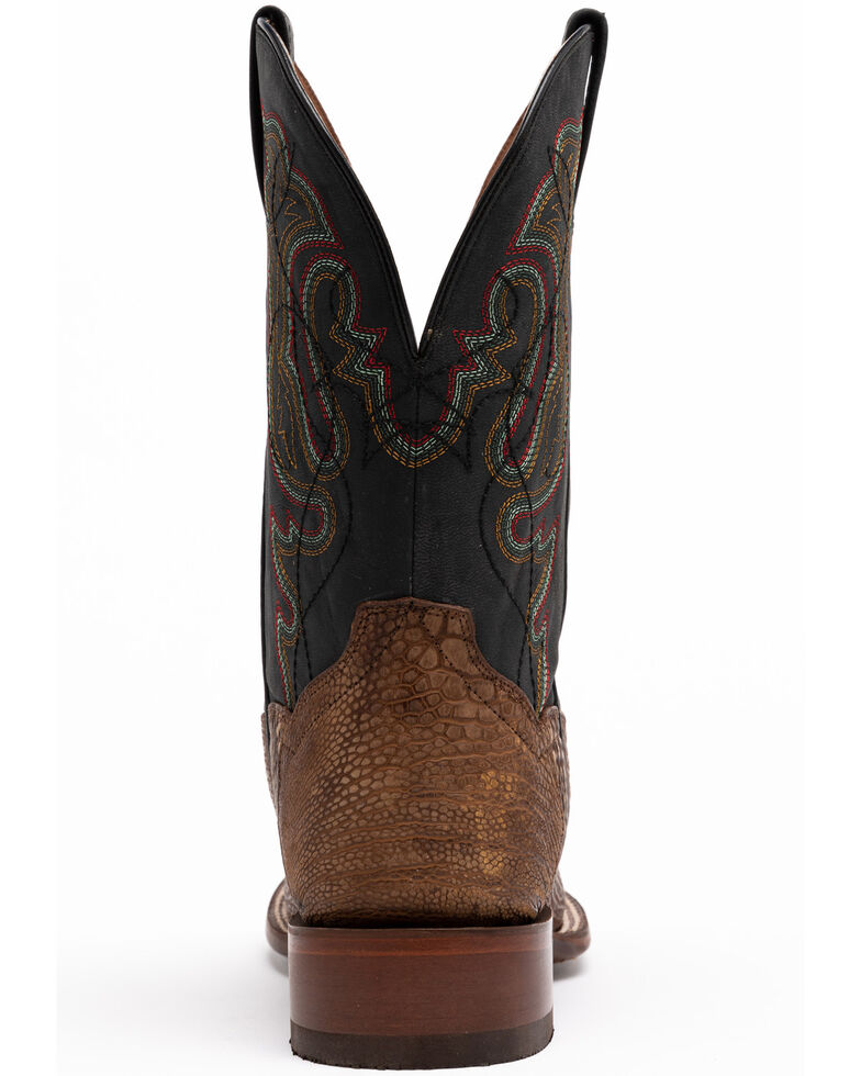 Dan Post Men's Bay Apache Ostrich Western Boots - Wide Square Toe ...