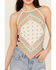 Image #3 - Rock & Roll Denim Women's Bandana Print Sleeveless Tank, Cream, hi-res