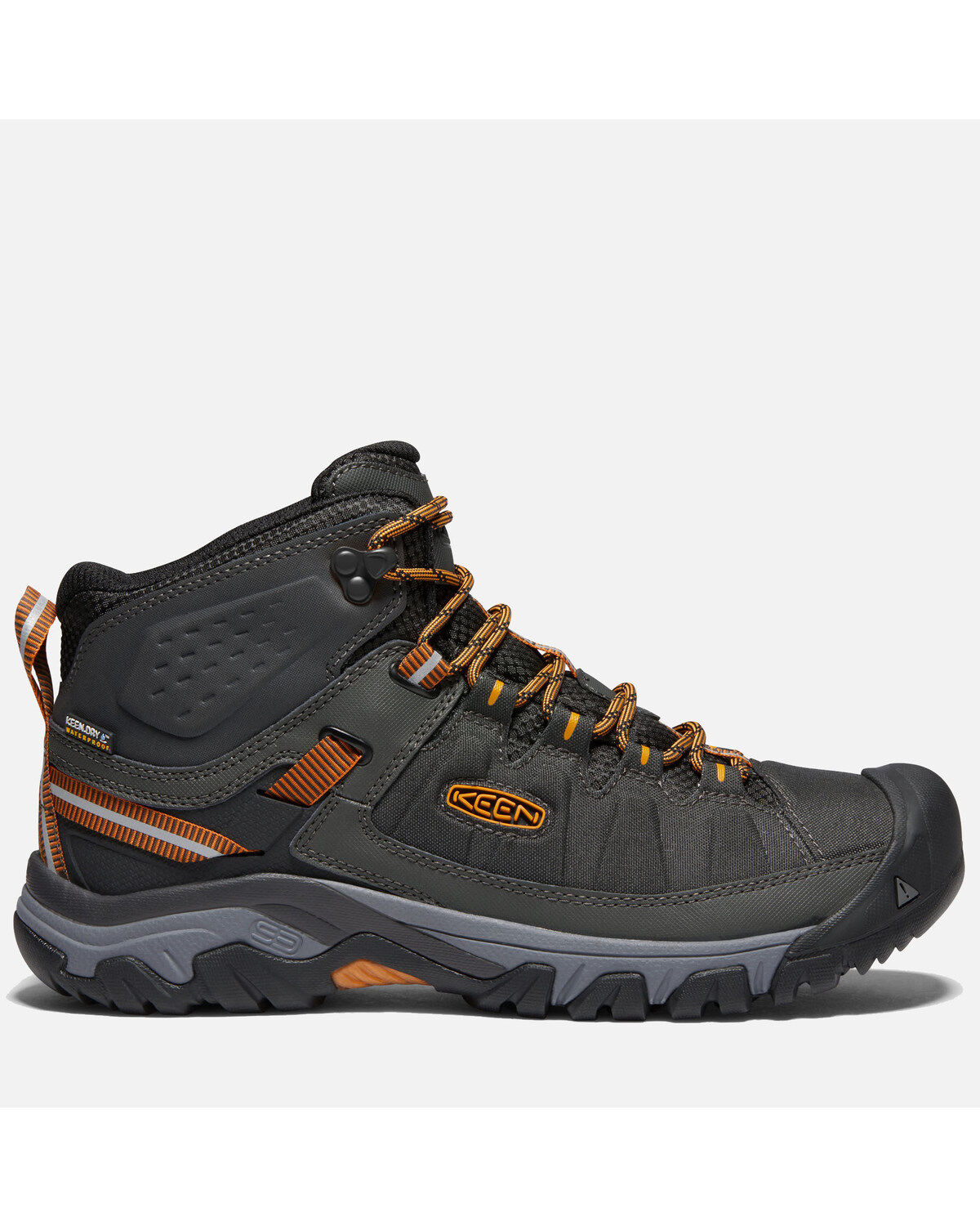 Image #2 - Keen Men's Targhee Waterproof Hiking Boots - Soft Toe, Charcoal, hi-res