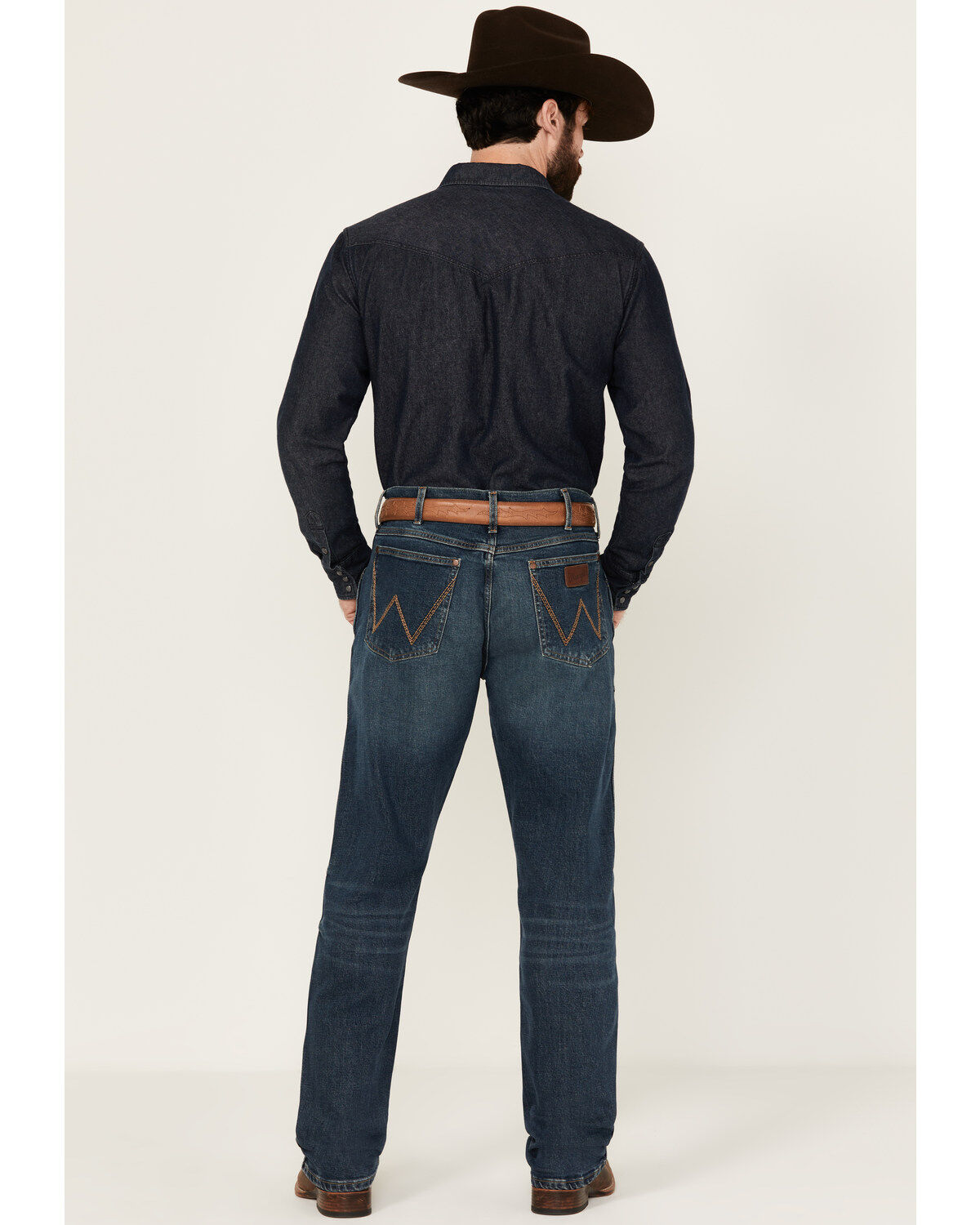 Wrangler Retro Men's 88MWZ Koewin Medium Wash Slim Straight