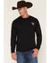 Image #2 - Moonshine Spirit&reg; Men's Cowboy Long Sleeve Graphic T-Shirt, Black, hi-res