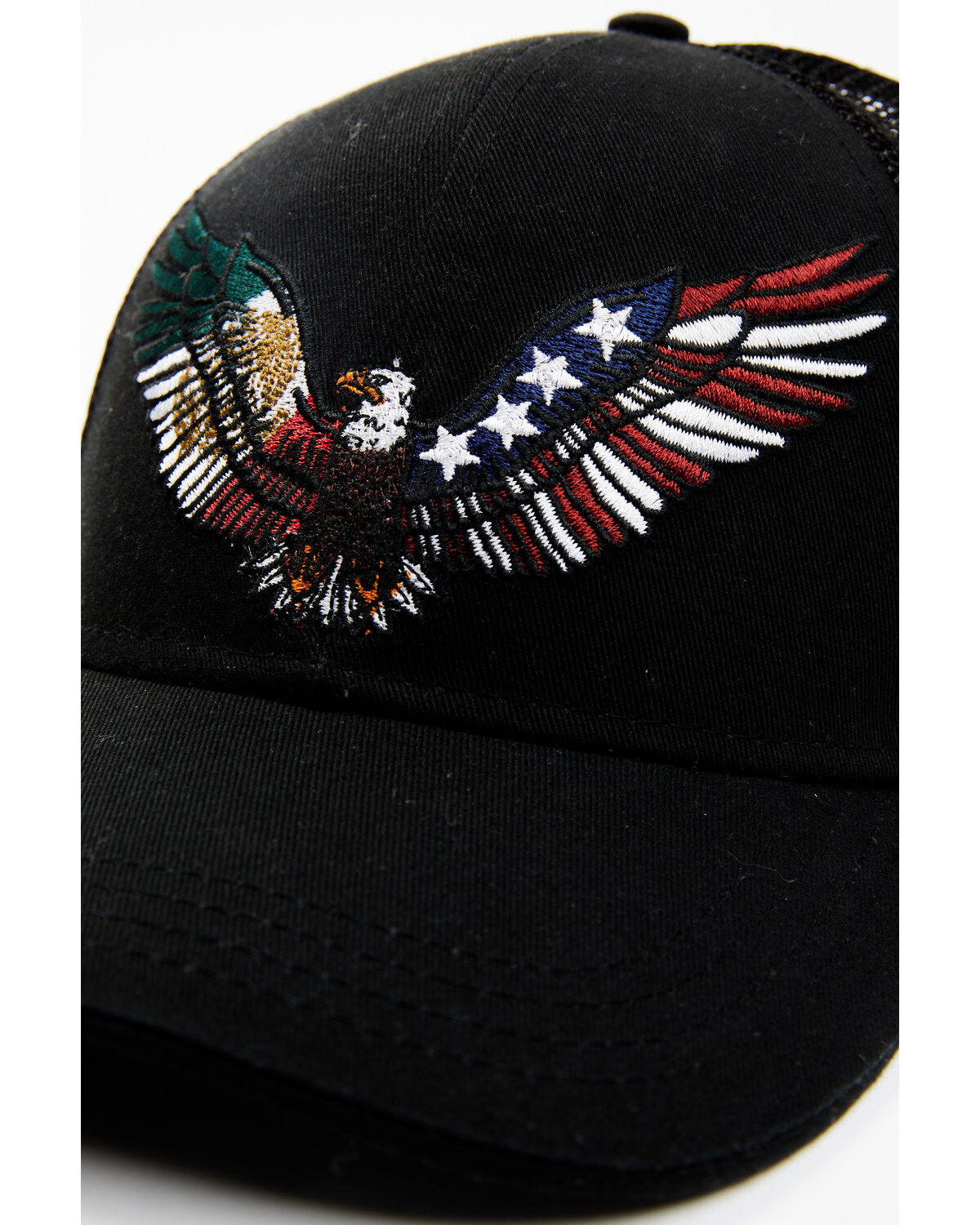 Image #2 - Cody James Men's Mexico & American Eagle Embroidered Ball Cap, Black, hi-res