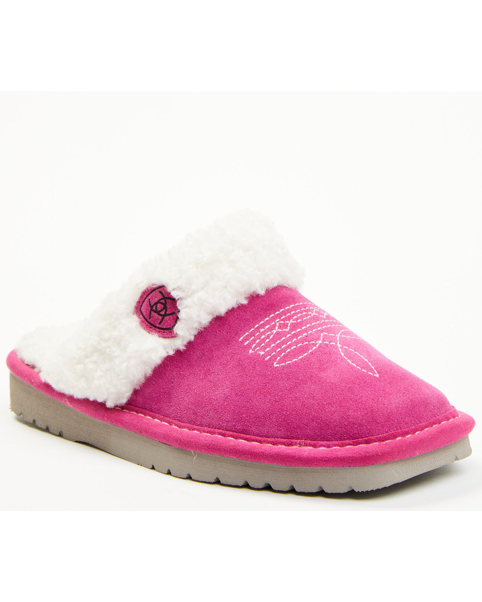 Pink boot slippers hotsell