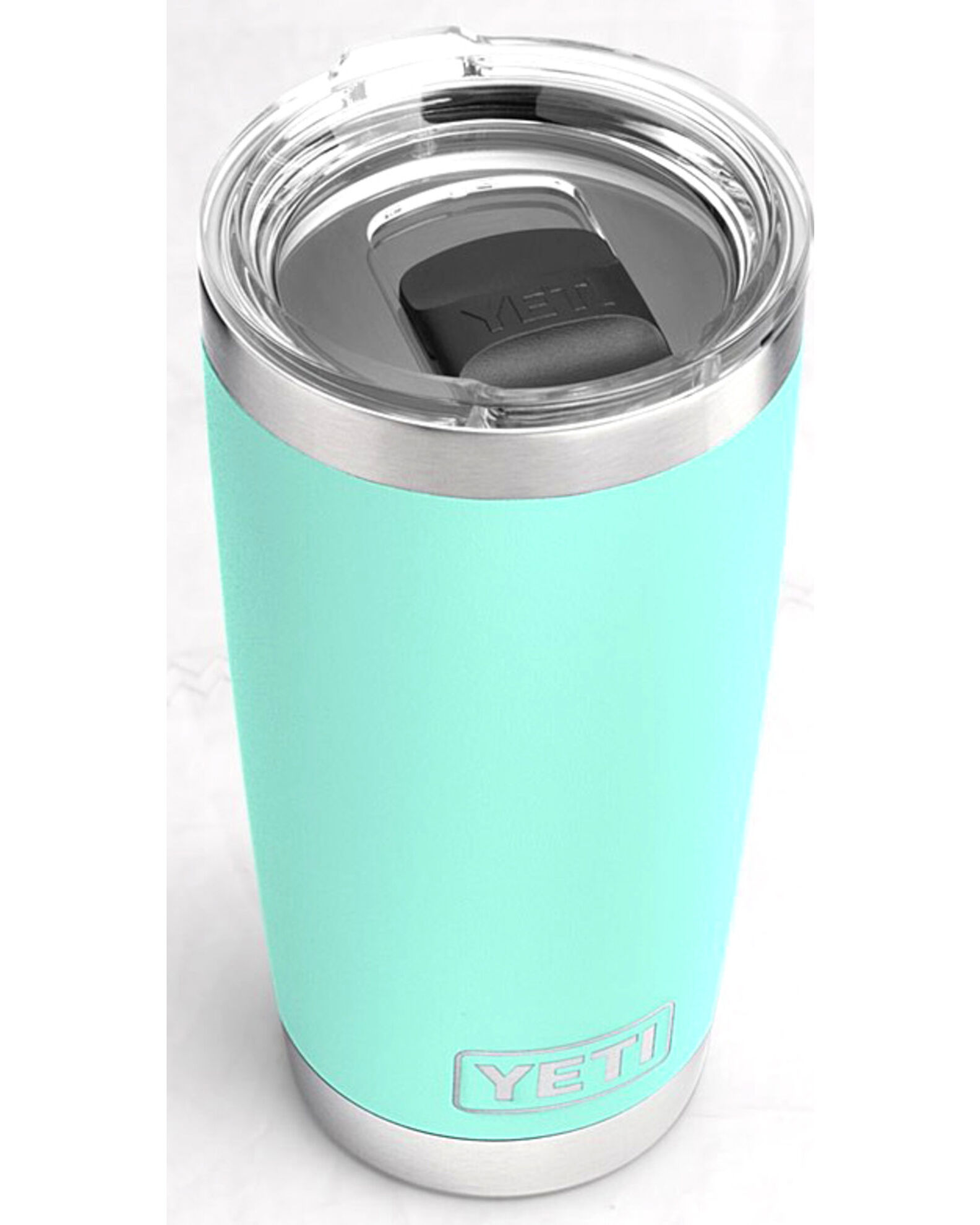 Image #2 - YETI Rambler 20 oz MagSlider Lid Tumbler - Seafoam, Aqua, hi-res