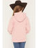 Image #4 - Ariat Girls' Boot Barn Exclusive Logo Hoodie, Pink, hi-res