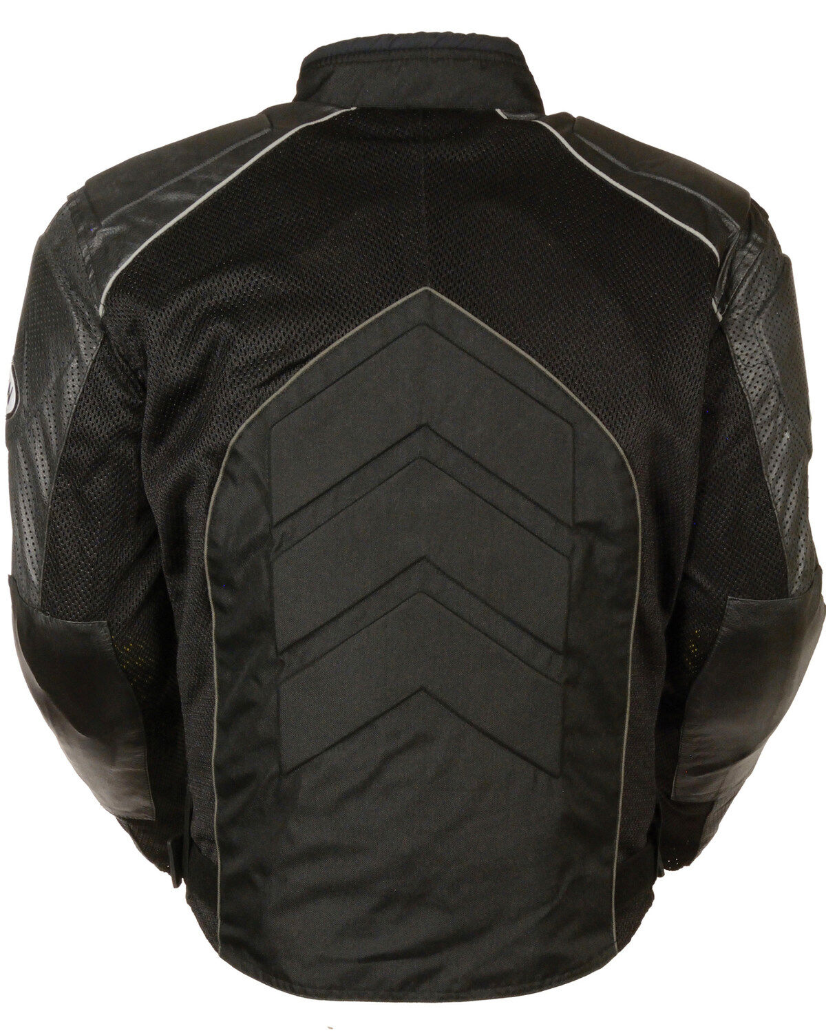 Image #3 - Milwaukee Leather Men's Combo Leather Textile Mesh Racer Jacket - 3X, , hi-res