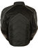 Image #3 - Milwaukee Leather Men's Combo Leather Textile Mesh Racer Jacket - 3X, Dark Grey, hi-res